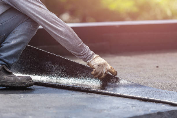 Professional Exterior Waterproofing technician working in Chatfield, MN